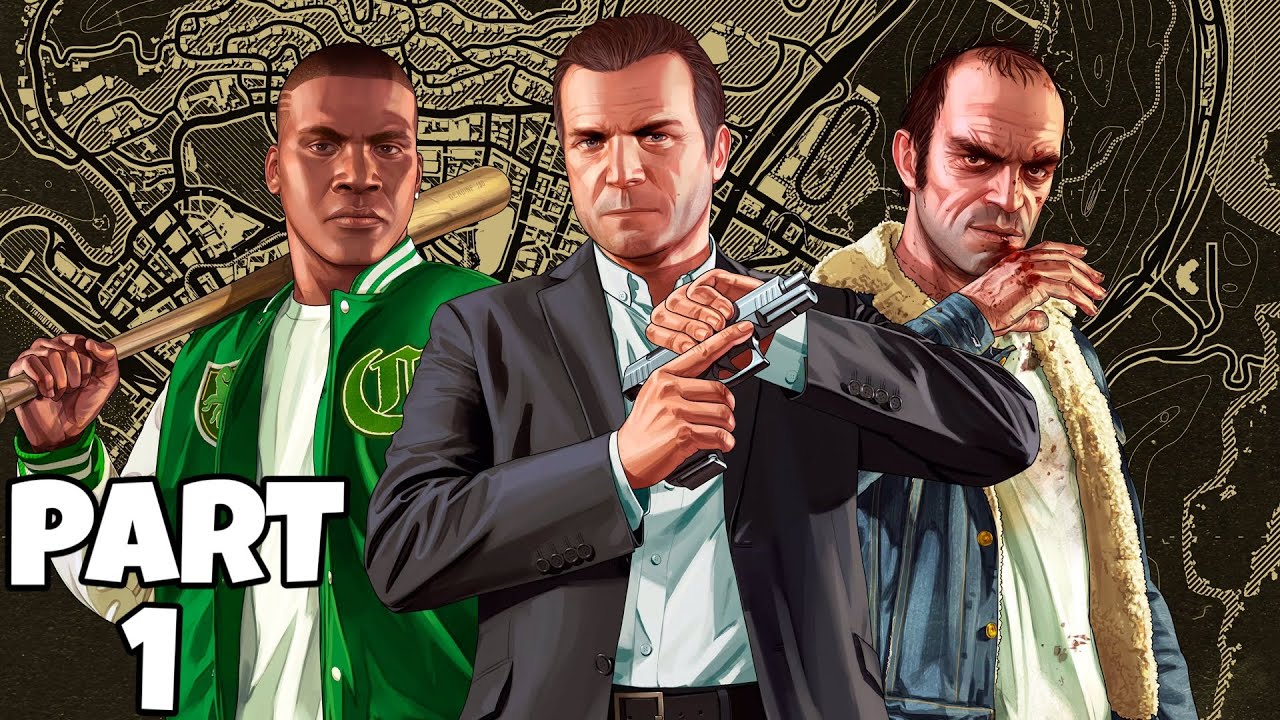 GTA 5 (Grand Theft Auto 5) PS5 Gameplay Walkthrough Part 1 - Intro