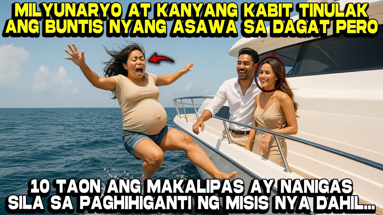 Milyunaryo Tinulak ang Buntis nyang Misis sa Dagat, Pero...