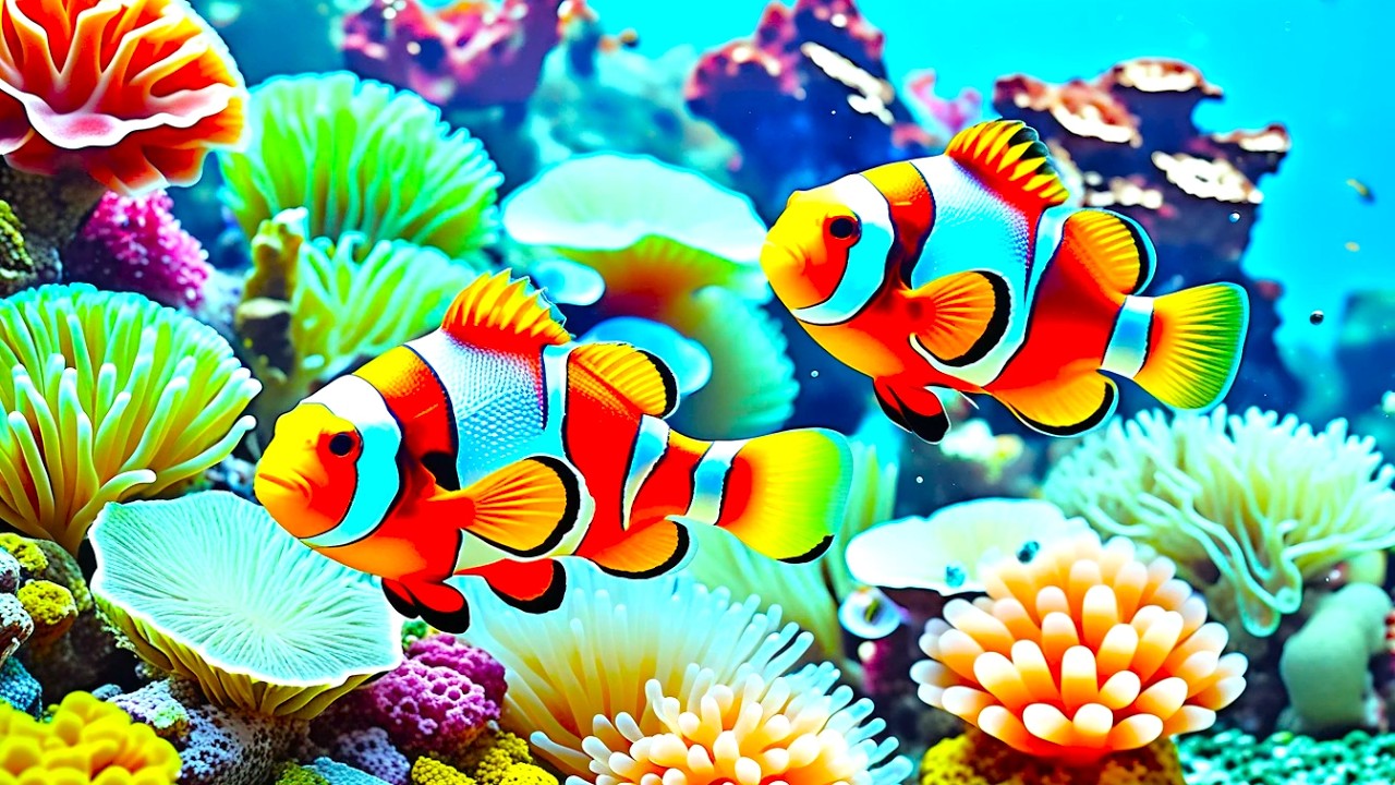 The Best 4K Aquarium - Explore the Stunning World of Sea Jellyfish and Beautiful Coral Reef Fish. #8