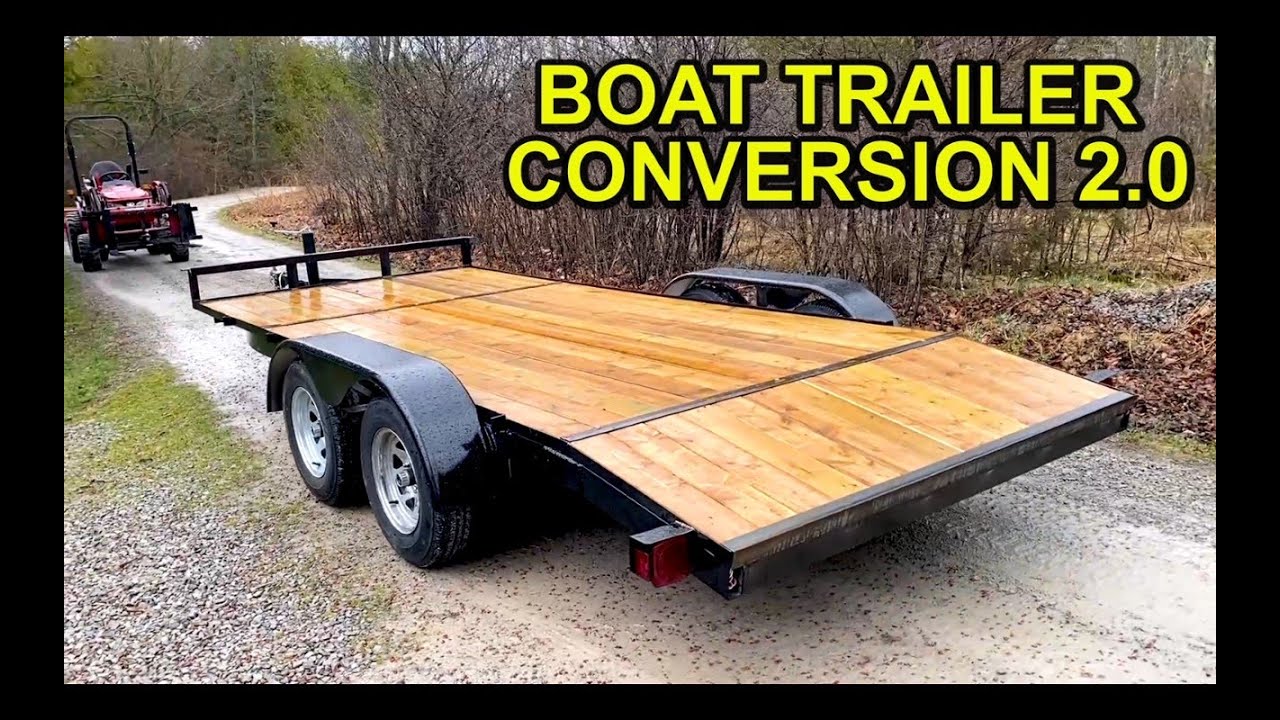 Boat Trailer Conversion - Boat Trailer to Utility