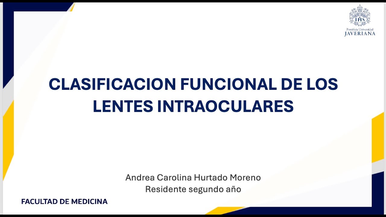 Clasificación LIOS  Dra Andrea Hurtado