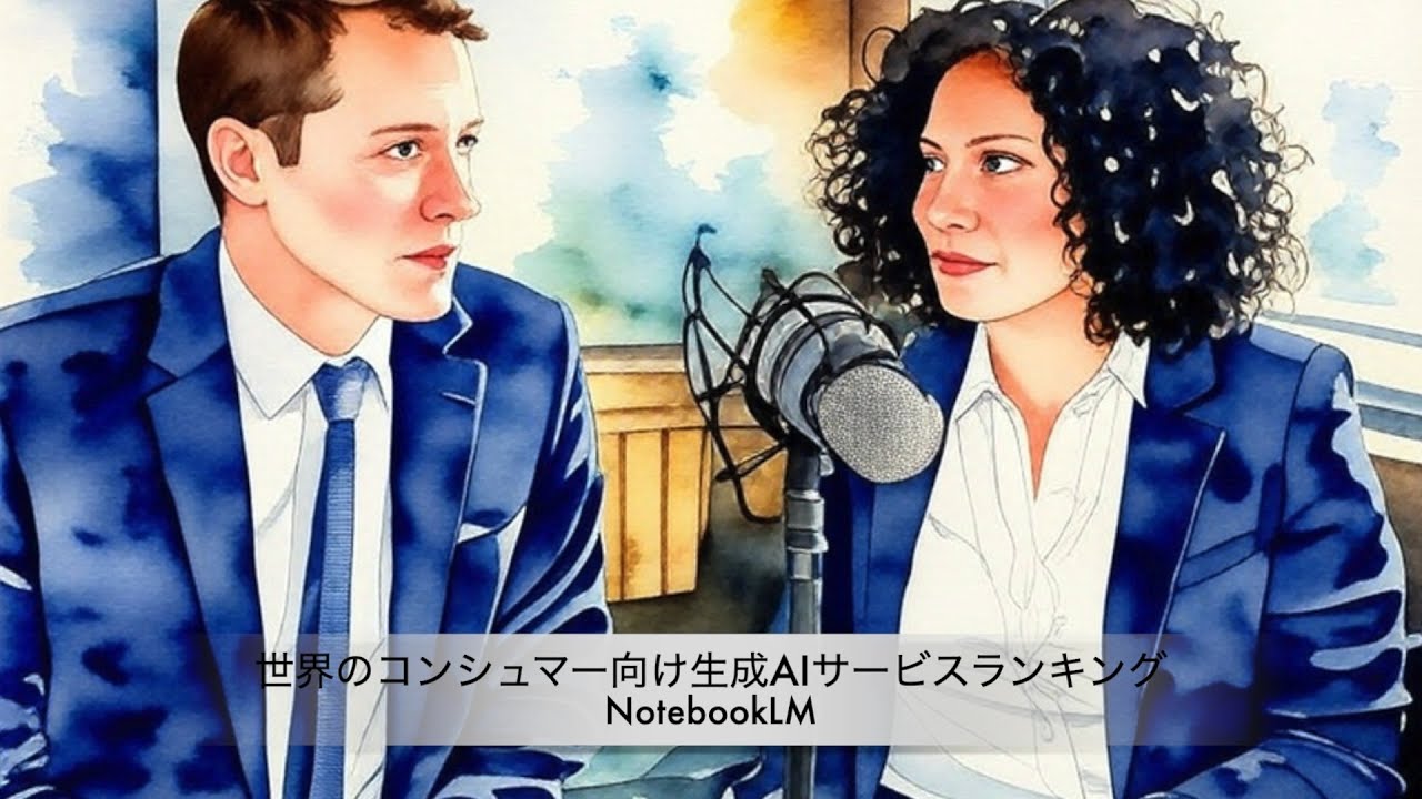 NotebookLM：世界のコンシュマー向け生成AIサービスランキング