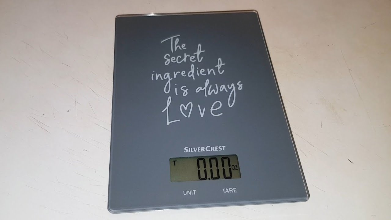 Silvercrest LIDL Digital kitchen scales IAN 379069_2201: unboxing & how to