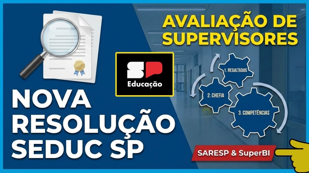 🚨 SEDUC SP MUDA TUDO! NOVA AVALIAÇÃO PODE TIRAR SUPERVISORES DO CARGO! 😱