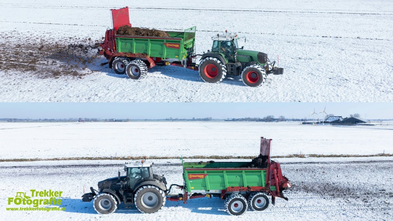 Mest strooien 2025 | Wierda | Spreading manure | Mist streuen | Fendt + Strautmann VS 2005