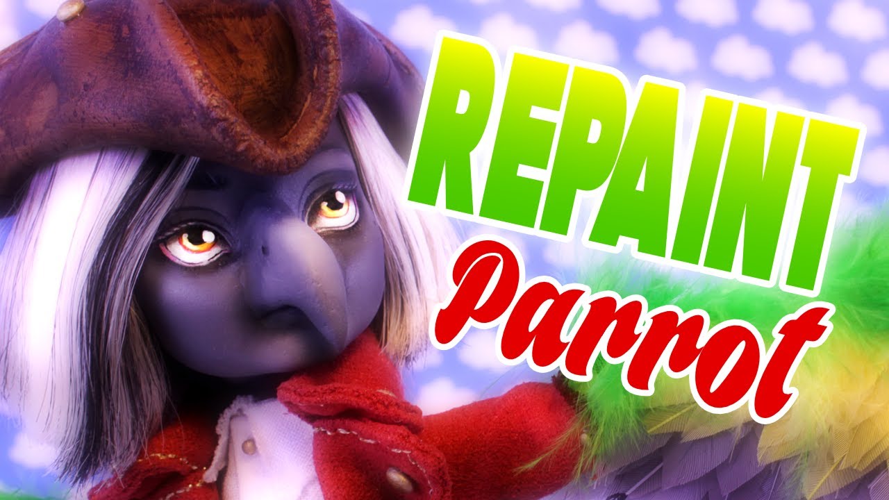 Parrot Pirate Captain 🦜 Monster High Doll Makeover | Divus Doll RePaint!