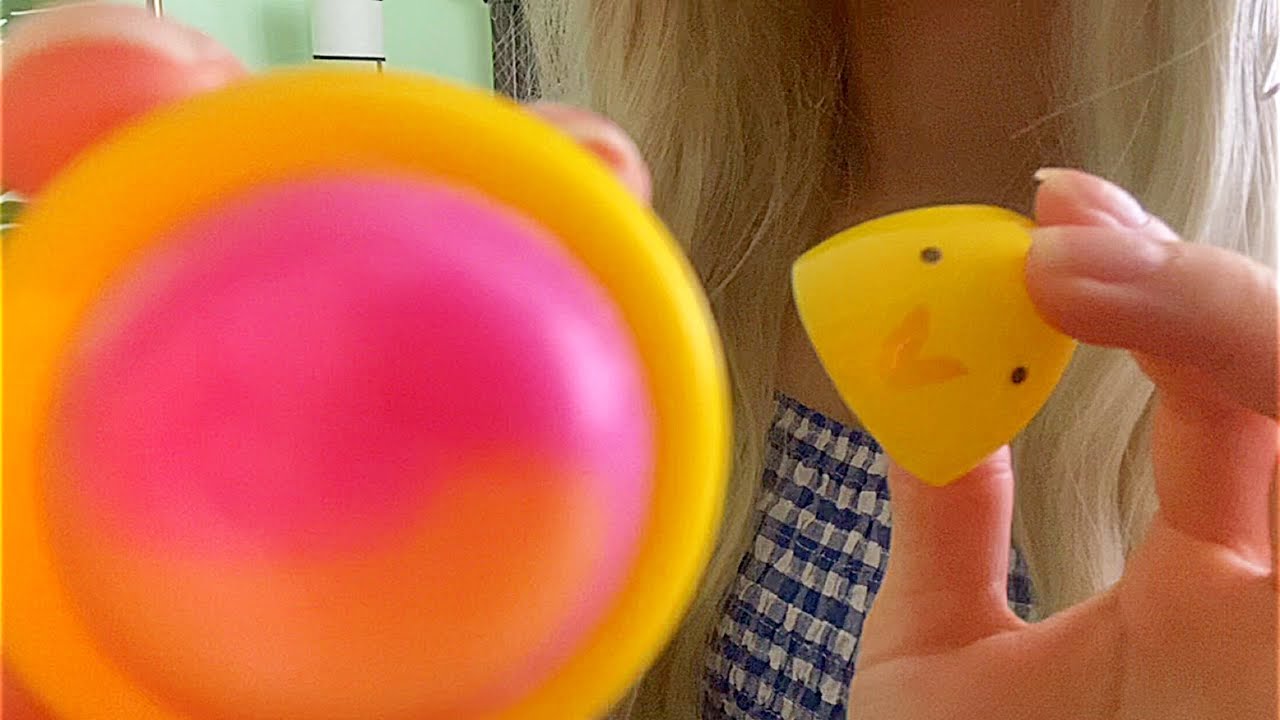 doing ur makeup & nails💛(camera touch, no talking, lofi) asmr // easter edition