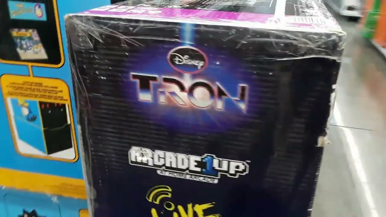 Disney Tron Arcade Up Arcade Game System with Stool on Sale!