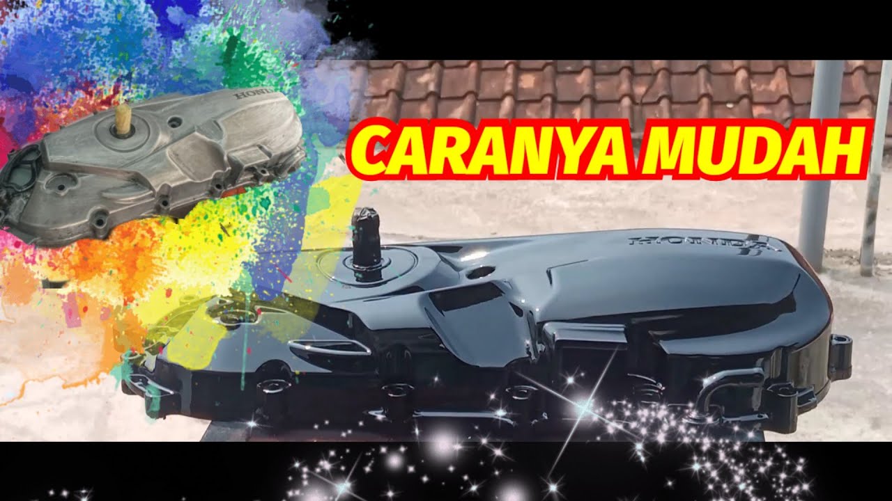 Cat CVT Scoopy || HITAM KINCLONG