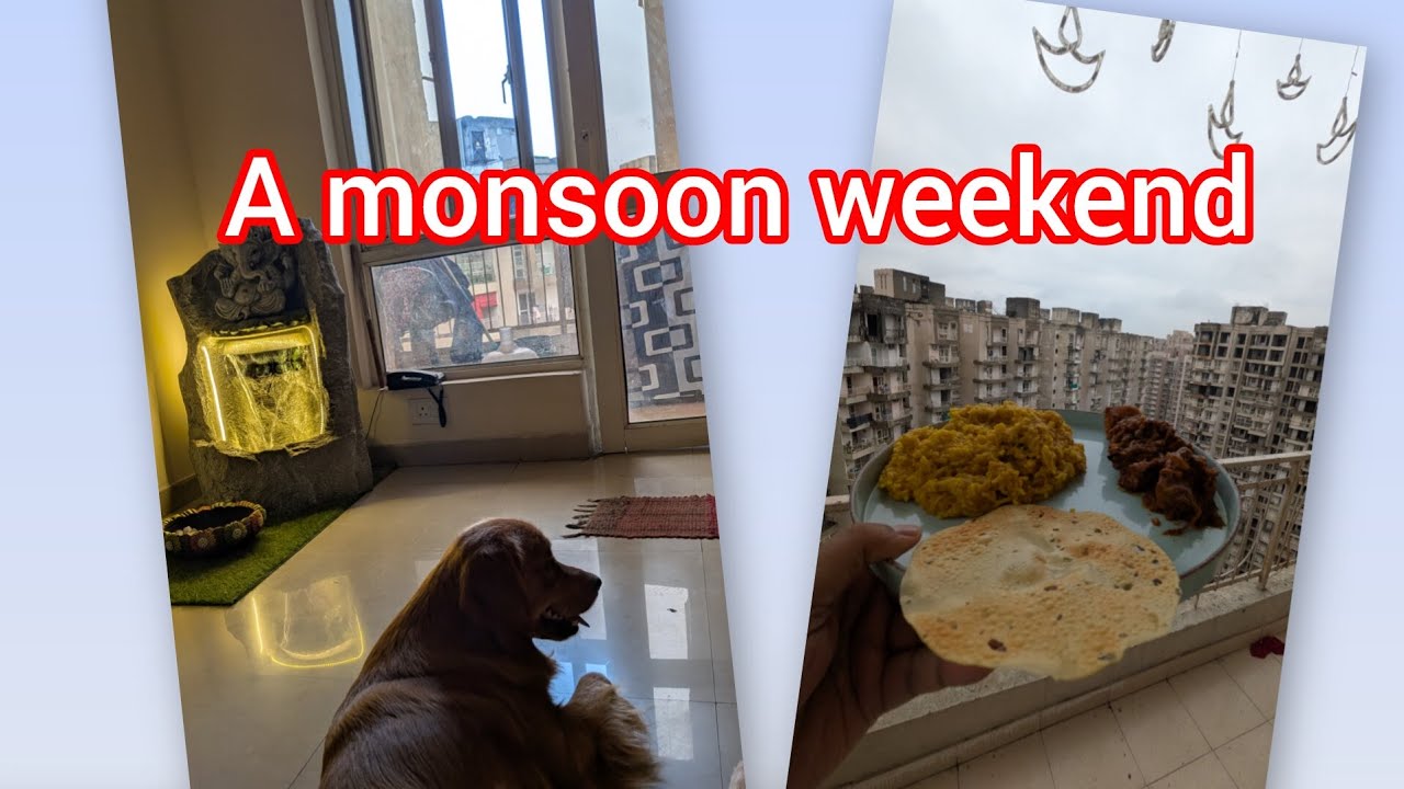 Daily VLOG ll Life at Noida ll Monsoon Weekend ll