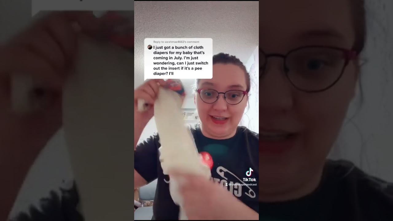 How to re use cloth diaper inserts with your diapers