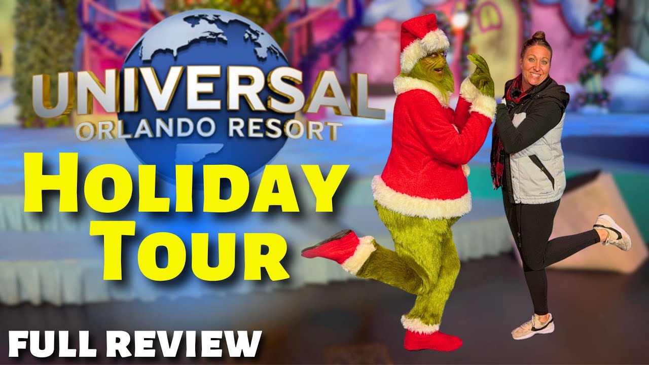 Universal Orlando's Holiday Tour Full Review: Food, Meet & Greets, Attractions,  2024 | 4K
