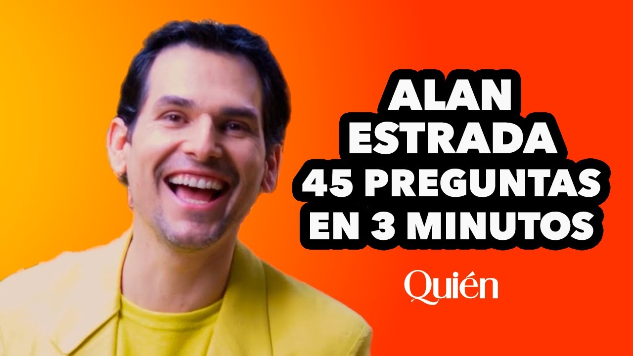 Alan Estrada intenta contestar 45 preguntas en 3 minutos