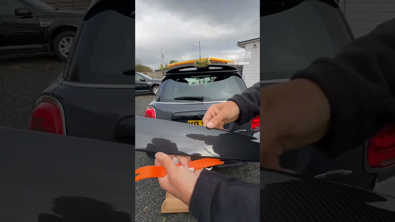 Smooth Genuine Carbon Boot Lid Handle Install 😍