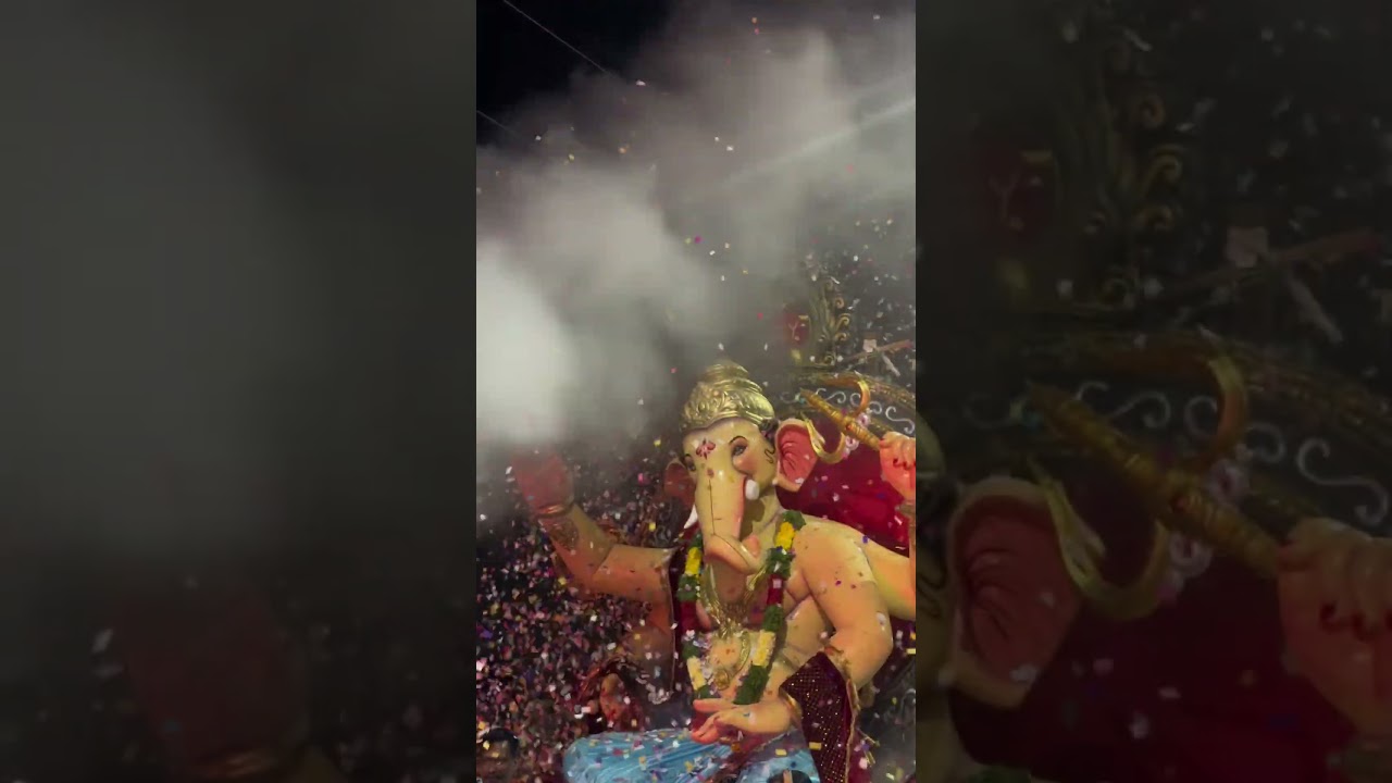 Ganpati Bappa Moriya 😍| ganesh aagman 2026 | om gan ganpataye namah#shorts #ganesh