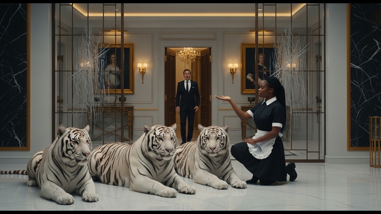 411. No One Could Tame the Korean Mafia Boss's WHITE TIGERS — Until the Black Maid Said One Word