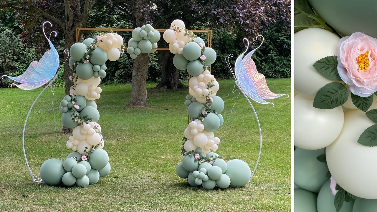 Rectangle Balloon Arch Tutorial | Garland Balloons Decoration