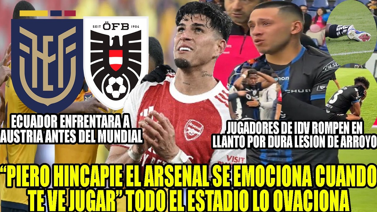 JUGADORES DE IDV ROMPEN EN LLANTO POR DURA LESION DE ARROYO! HINCHAS DE ARSENAL OVACIONAN A HINCAPIE