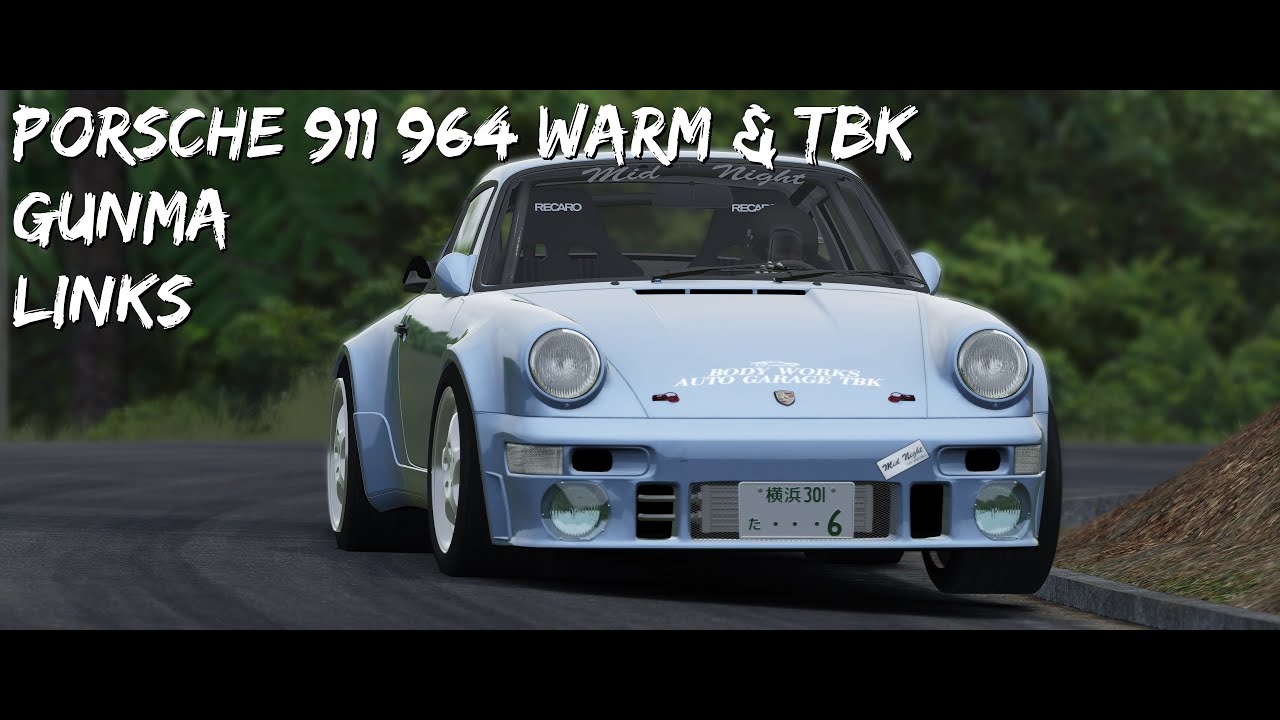 Assetto Corsa - Porsche 911 (964) Warm & TBK Midnight - Gunma (Gunsai Touge) + LINKS