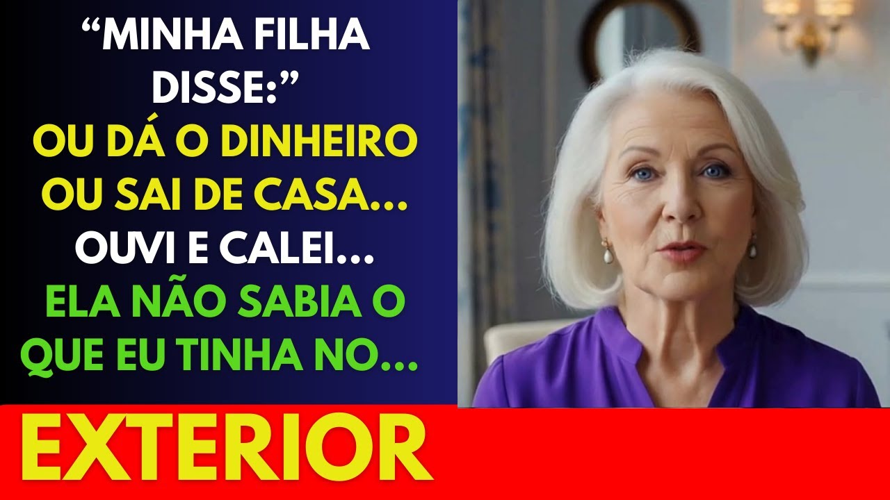 “Ou Me Entrega o Dinheiro ou Sai de Casa” —  Ela não sabia o que eu tinha no Exterior......