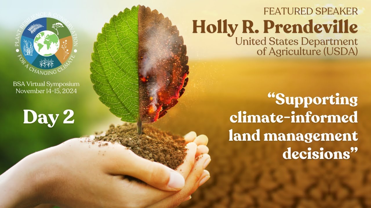 2024 BSA Climate Change Symposium: Day 2, Session 3 - Featured Speaker: Holly R. Prendeville