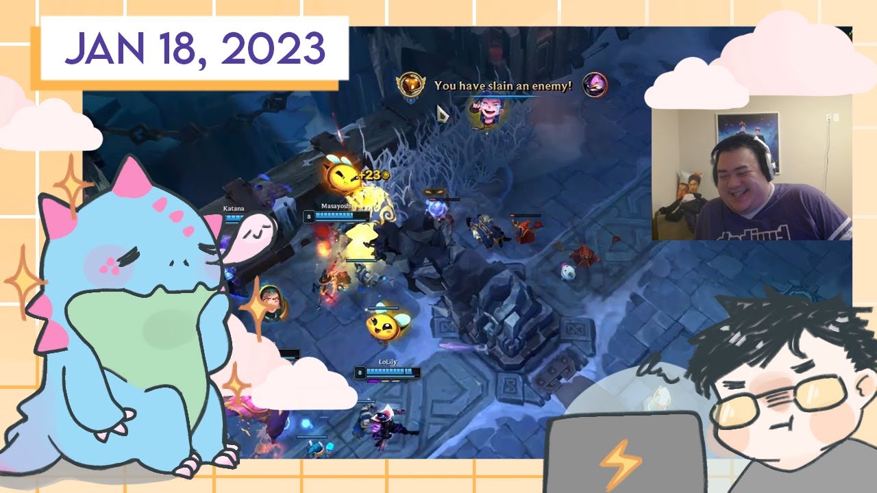 [2023 Jan 18] League of Legends, URF, ARAM & TFT Stream! (ft. Brodin, Masayoshi, Lilypichu, Miyoung)