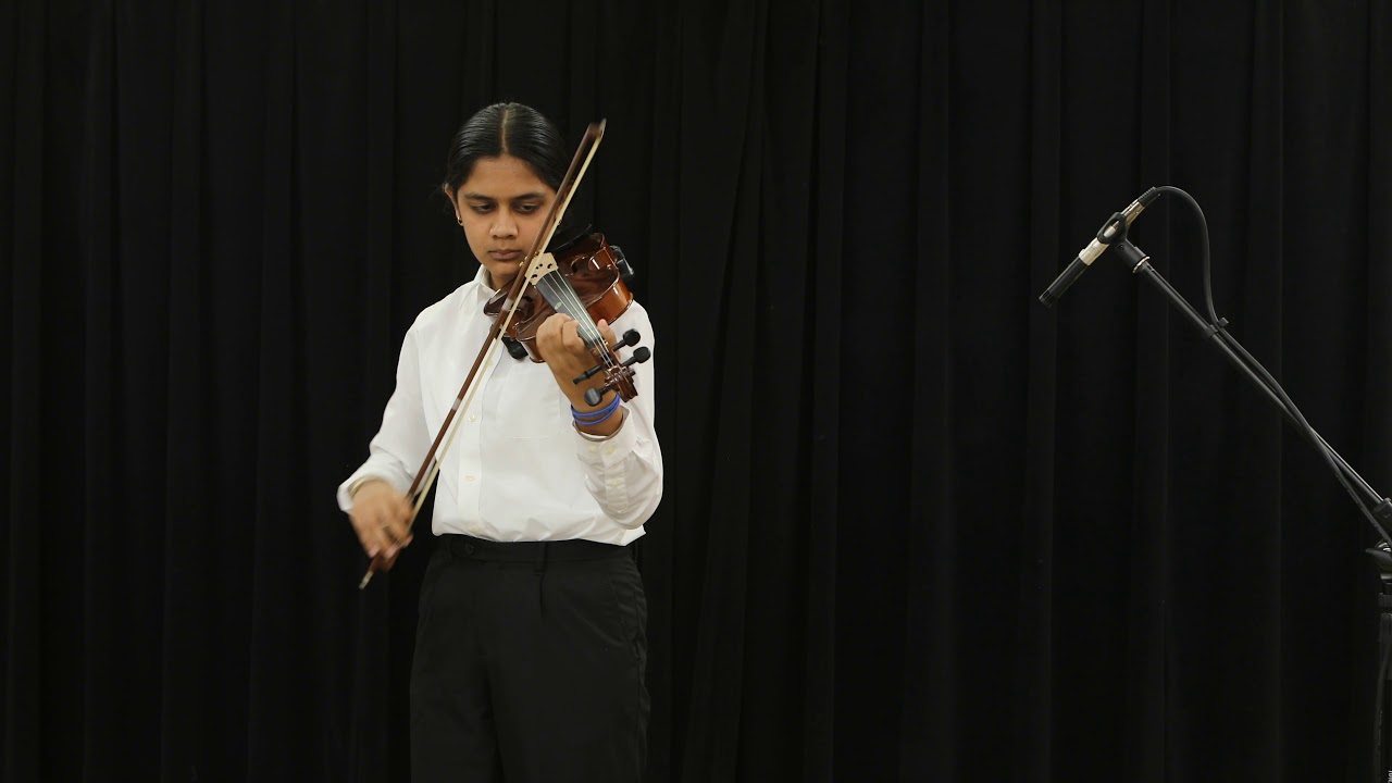 Bach, Minuet No  3, Shogun Joshi, violin, Sycamore Strings Academy Fall 2018 Recital