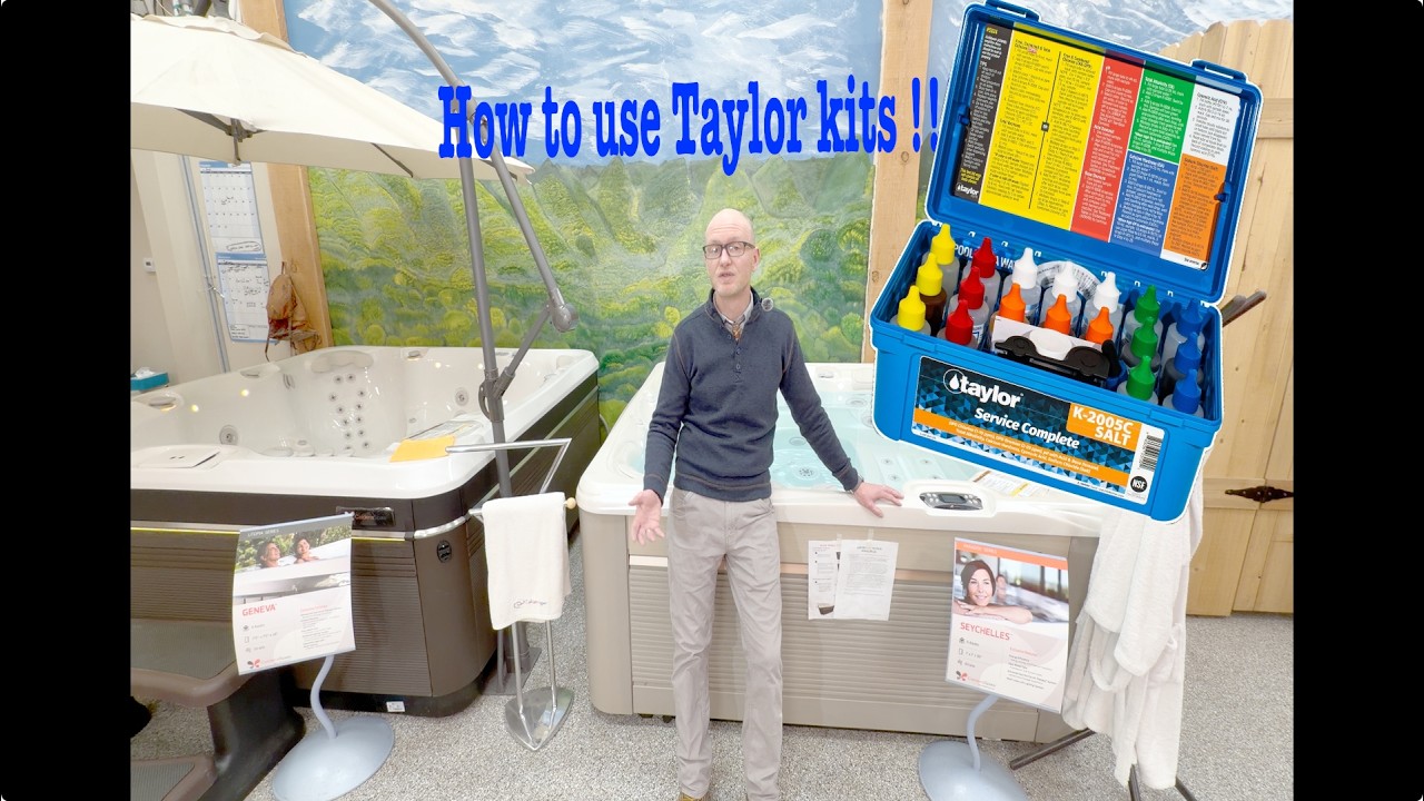 How to use Taylor test kits! Hot Tub tips/tricks. The Basics of Taylor Kits. Lesson one.