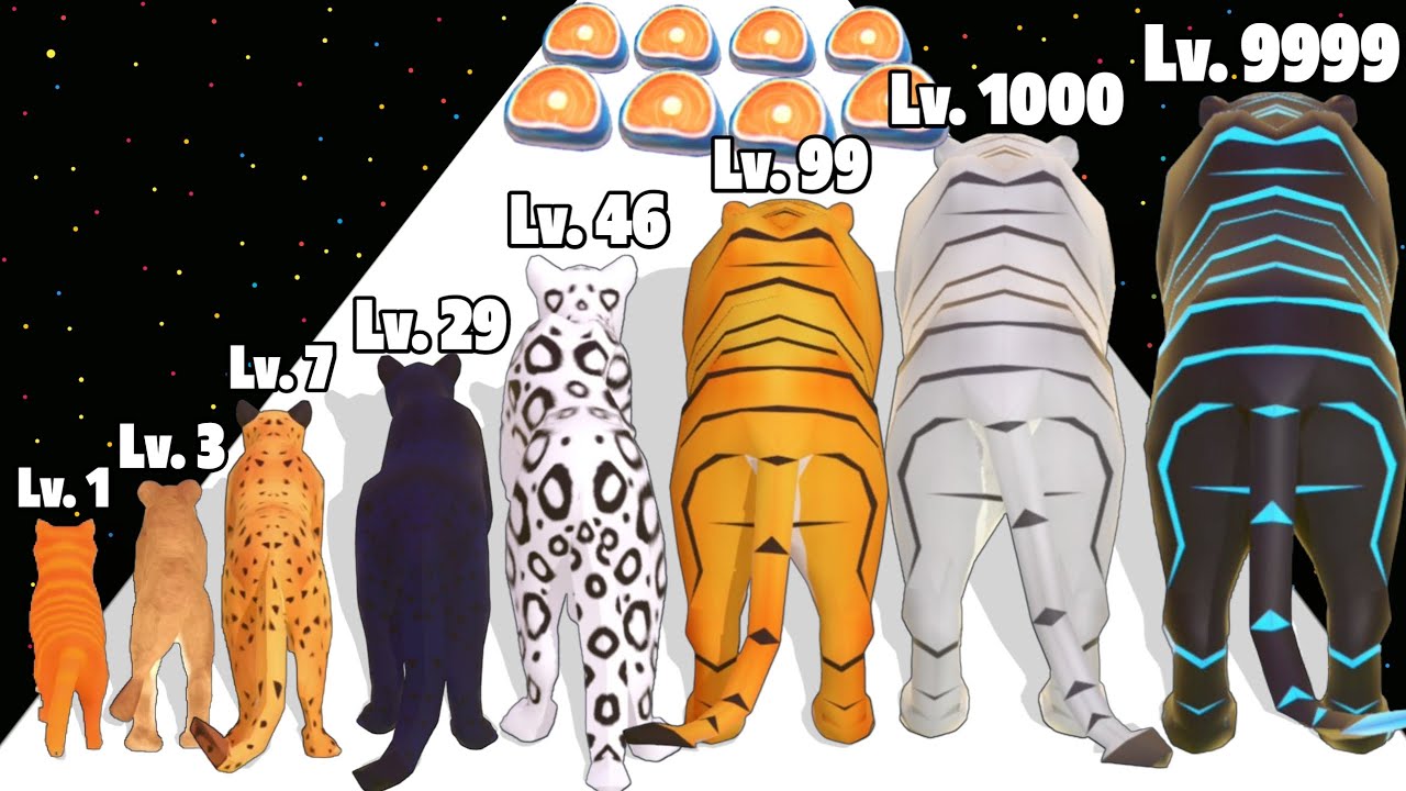 Cat Evolution Run - Level Up Cats Max Level Gameplay (Insect Evolution Run)