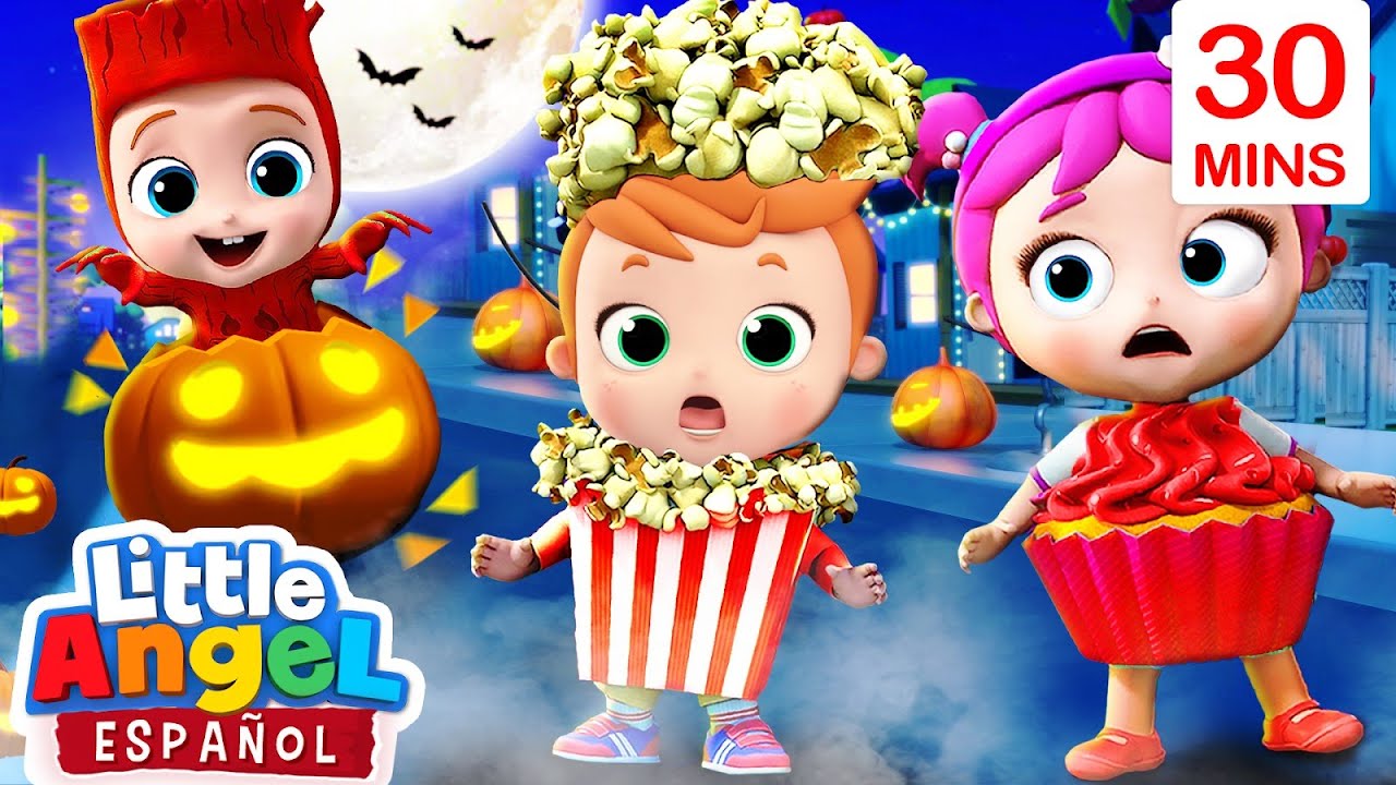 ¡Disfraces De Monstruos! | Canciones Infantiles | Little Angel Español