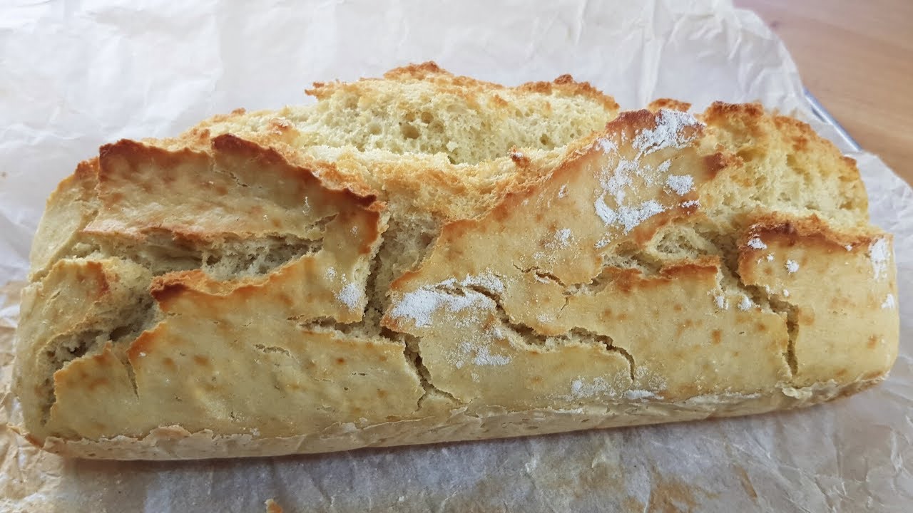 ⭐ Pan Casero SIN LEVADURA de panadería y SIN AMASAR. Pan con polvos de hornear