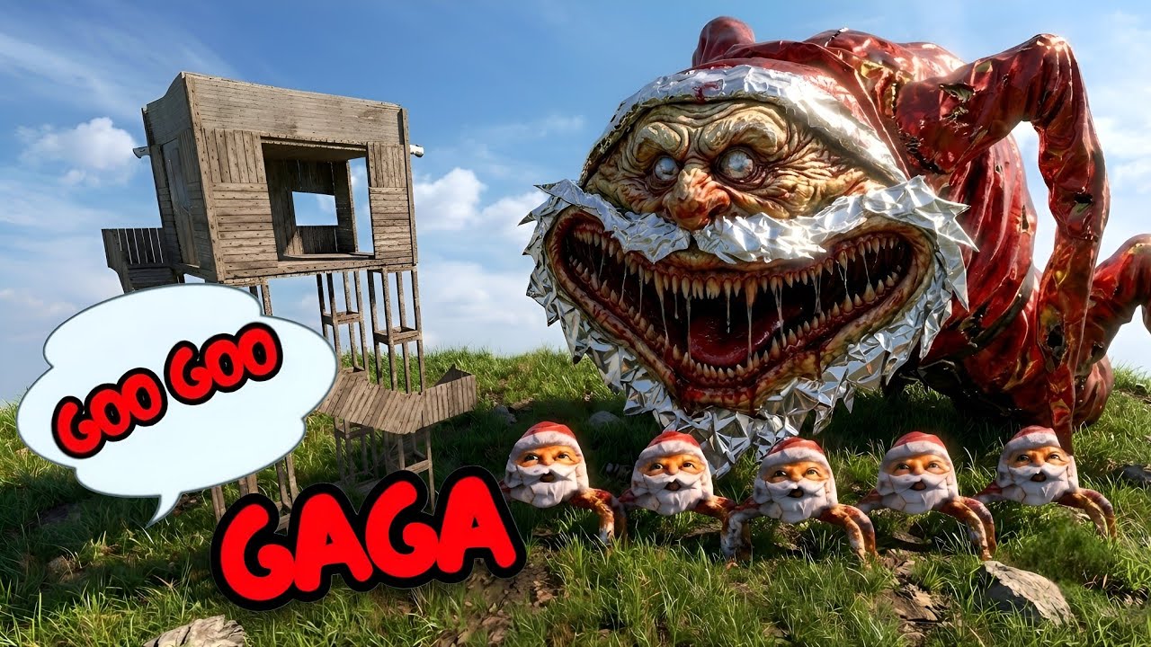 NEW Creepy GOO GOO GA GA Vs Houses In Garry's Mod