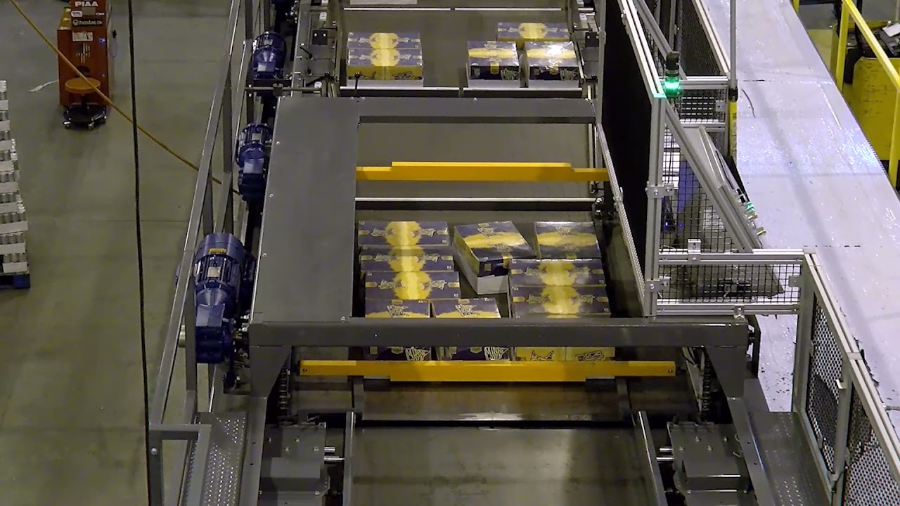 Maximizer 720 High Speed Palletizer - 12 Packs of Beer
