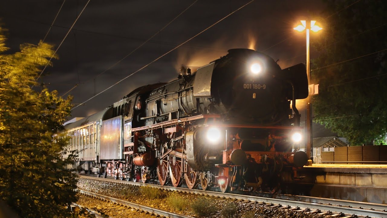 Ein letztes Mal Volldampf - 01 180 auf Abschiedsfahrt