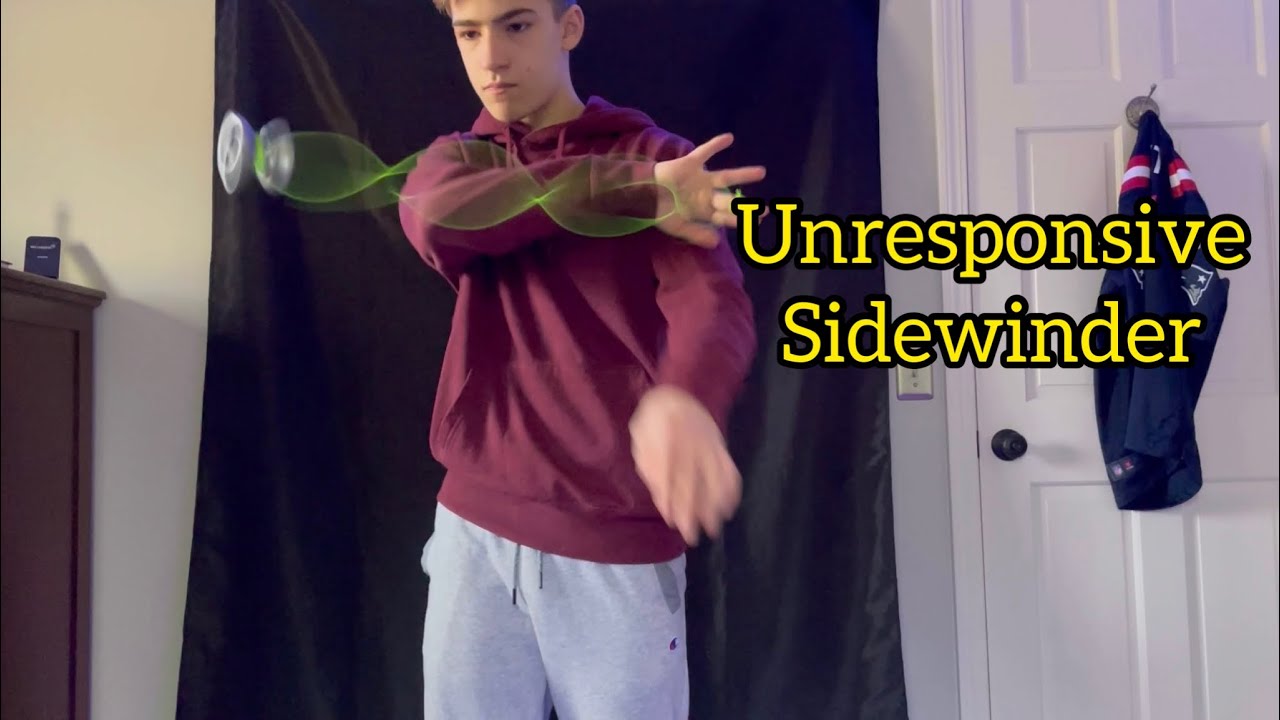 Unresponsive Sidewinder(Sideways DNA) yo-yo trick tutorial
