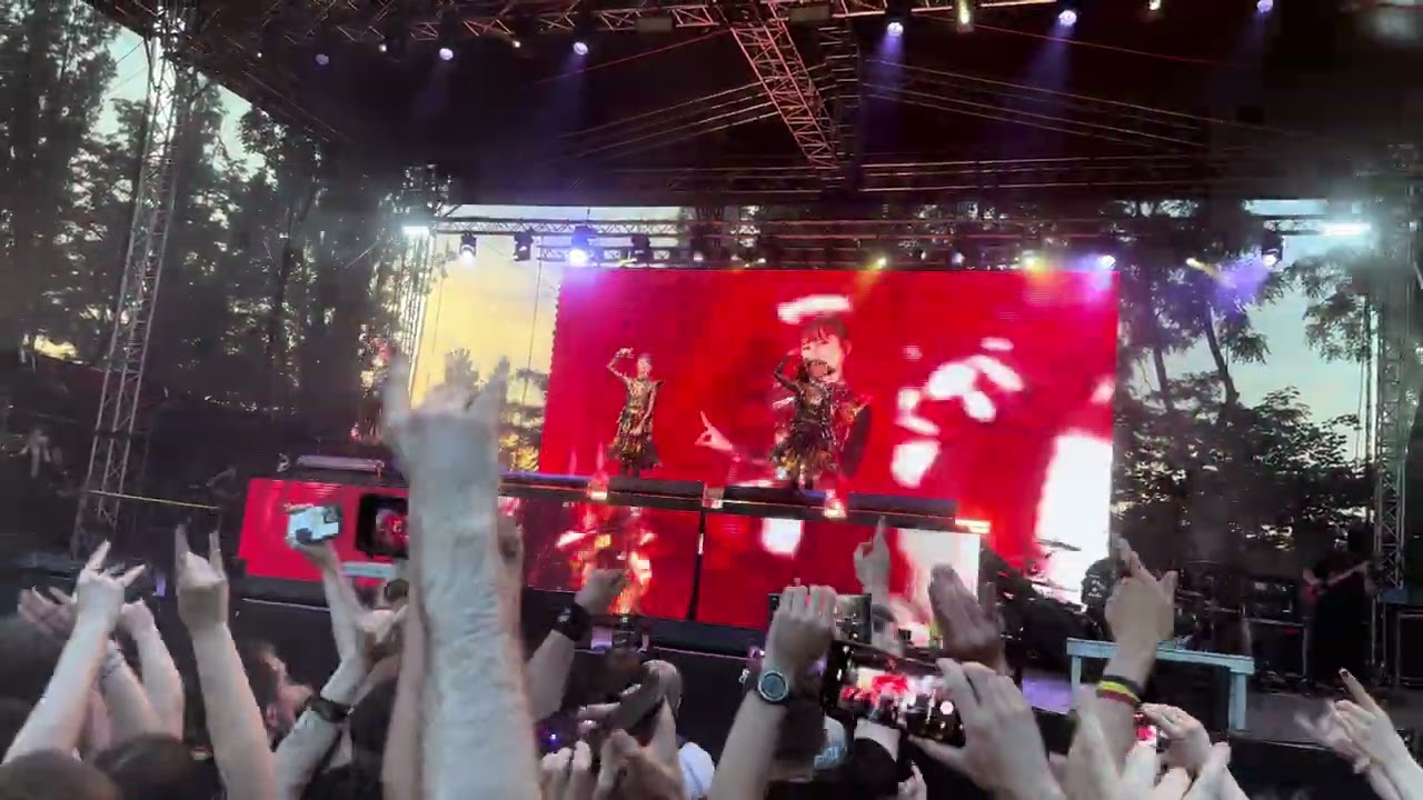 BABYMETAL x ‪@ElectricCallboy‬ - RATATATA live @ Letnia Scena Progresji, Warsaw, 18.06.2024