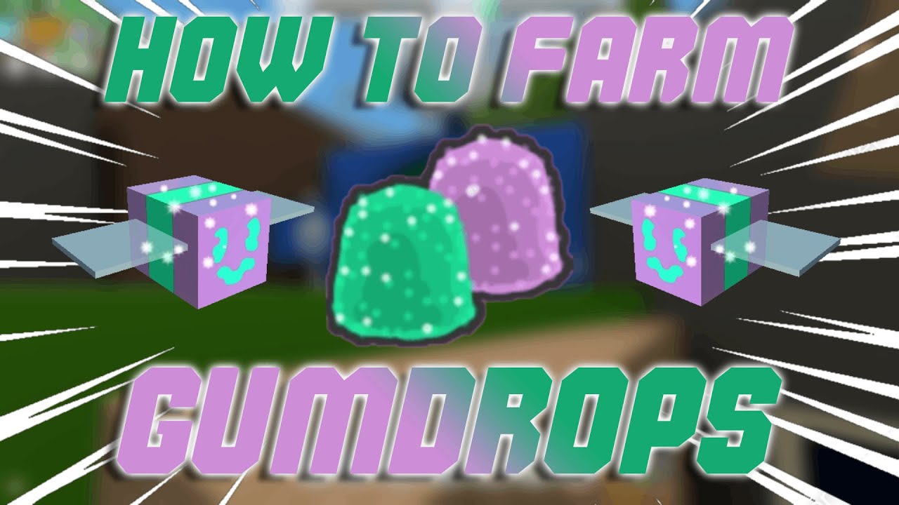 How to farm Gumdrops Fast and Easy in Bee Swarm Simulator!!