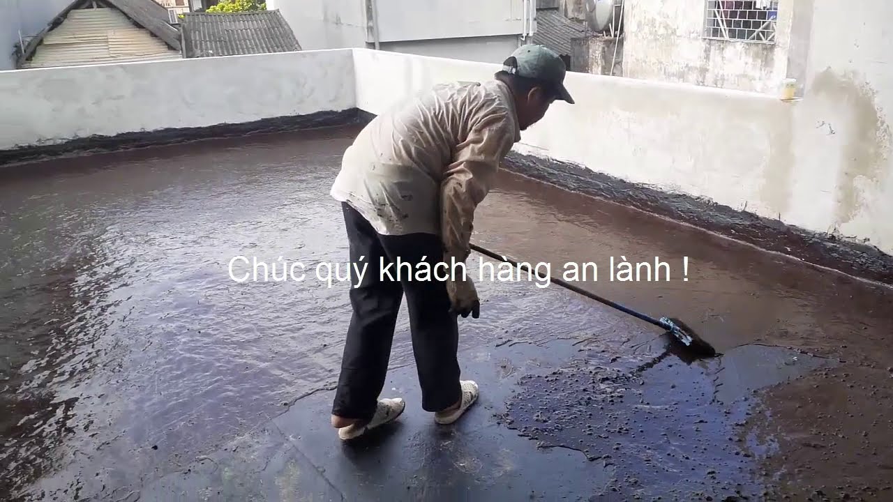 Chủ nhà tư chống thấm Sàn mái bằng nhựa đường