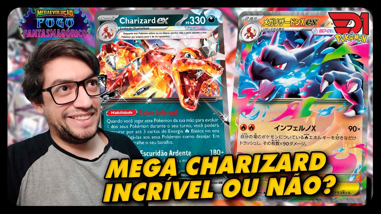 REAGINDO AO NOVO DECK DE MEGA CHARIZARD X EX | TABLETOP POKÉMON TCG