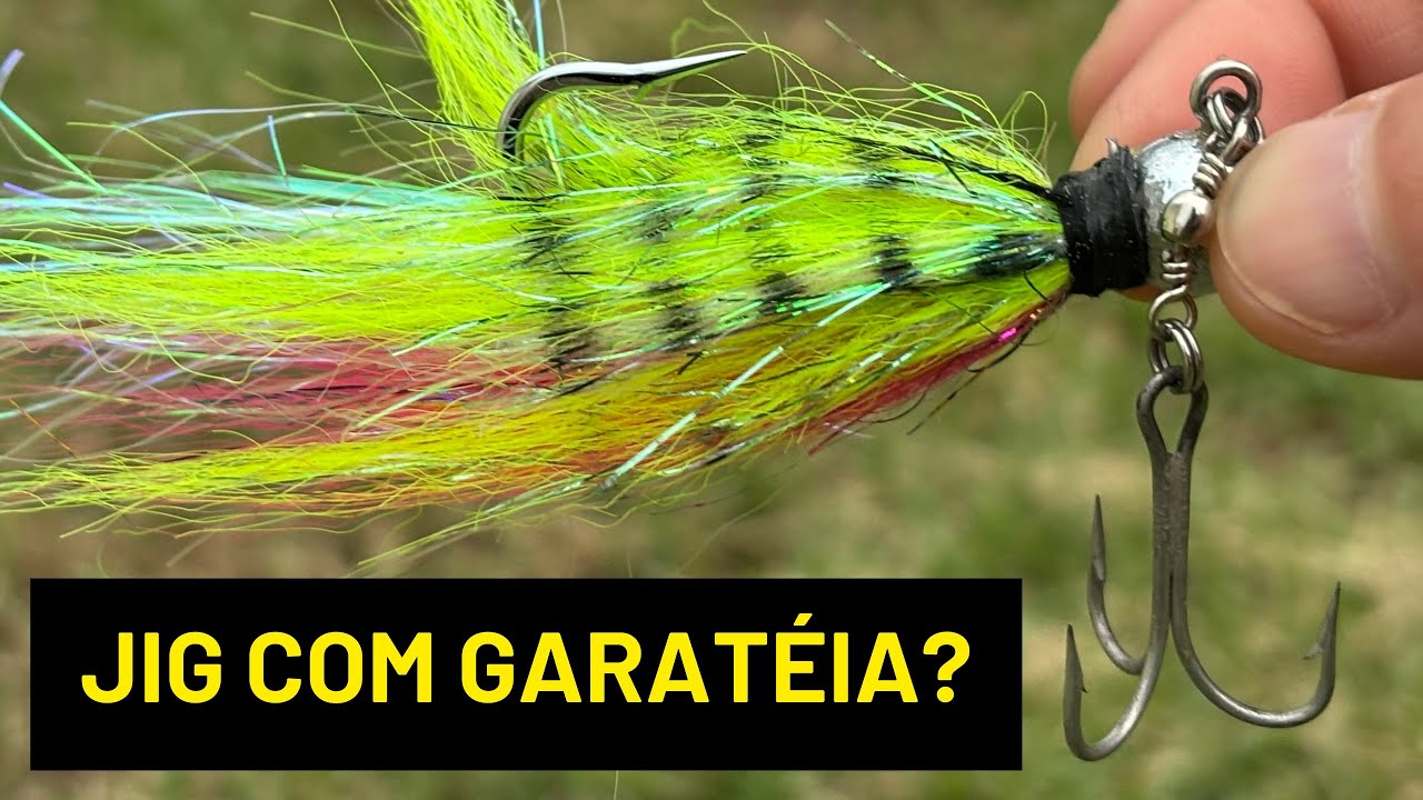 JIG COM GARATÉIA PEGA MUITO TUCUNARÉ#pescaria