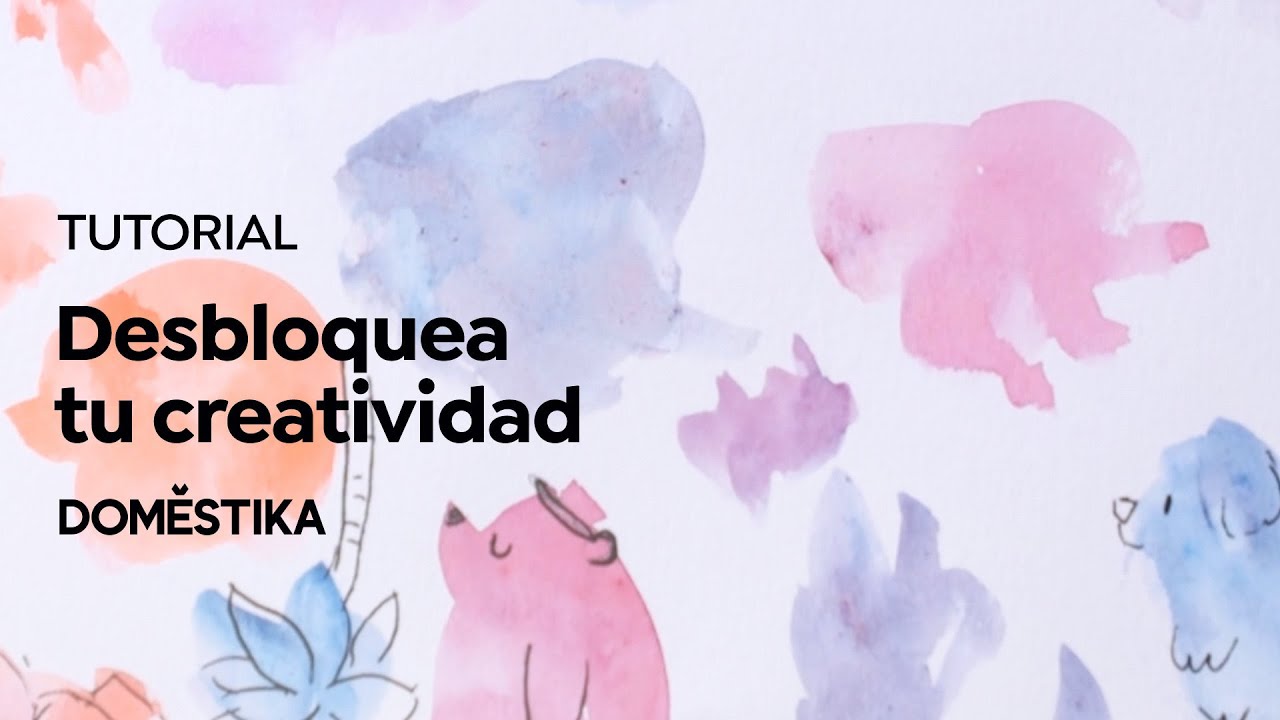 TUTORIAL Acuarela | Técnica para Desbloquear tu Creatividad | Alinailustra | Domestika