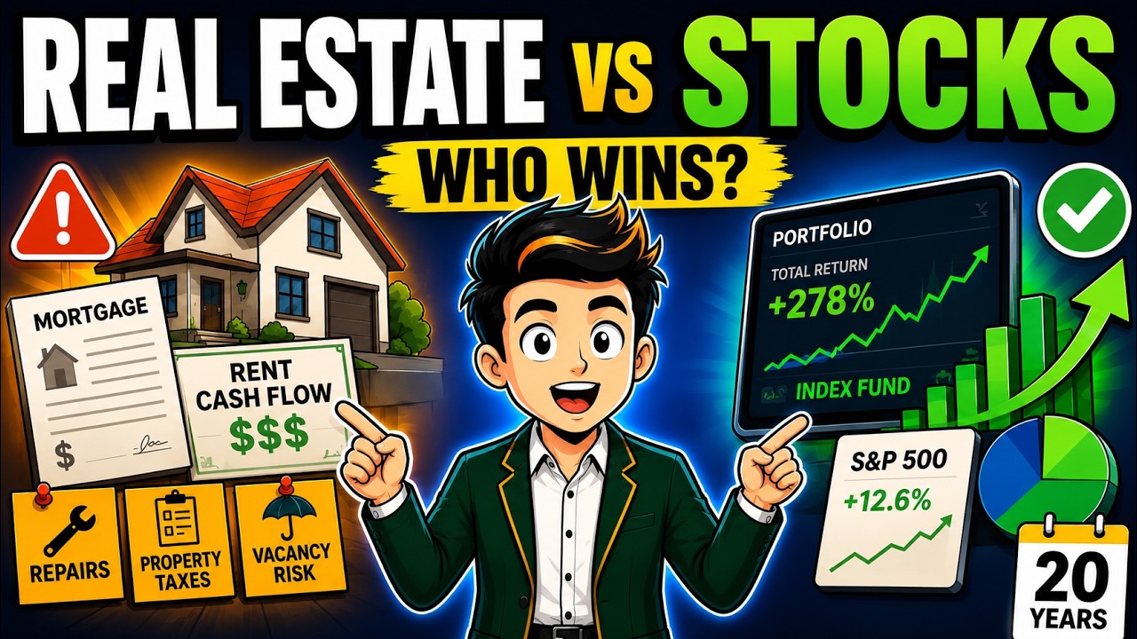 Rental Property vs Index Fund &mdash; I Did the 20-Year Math So You Don't Have To