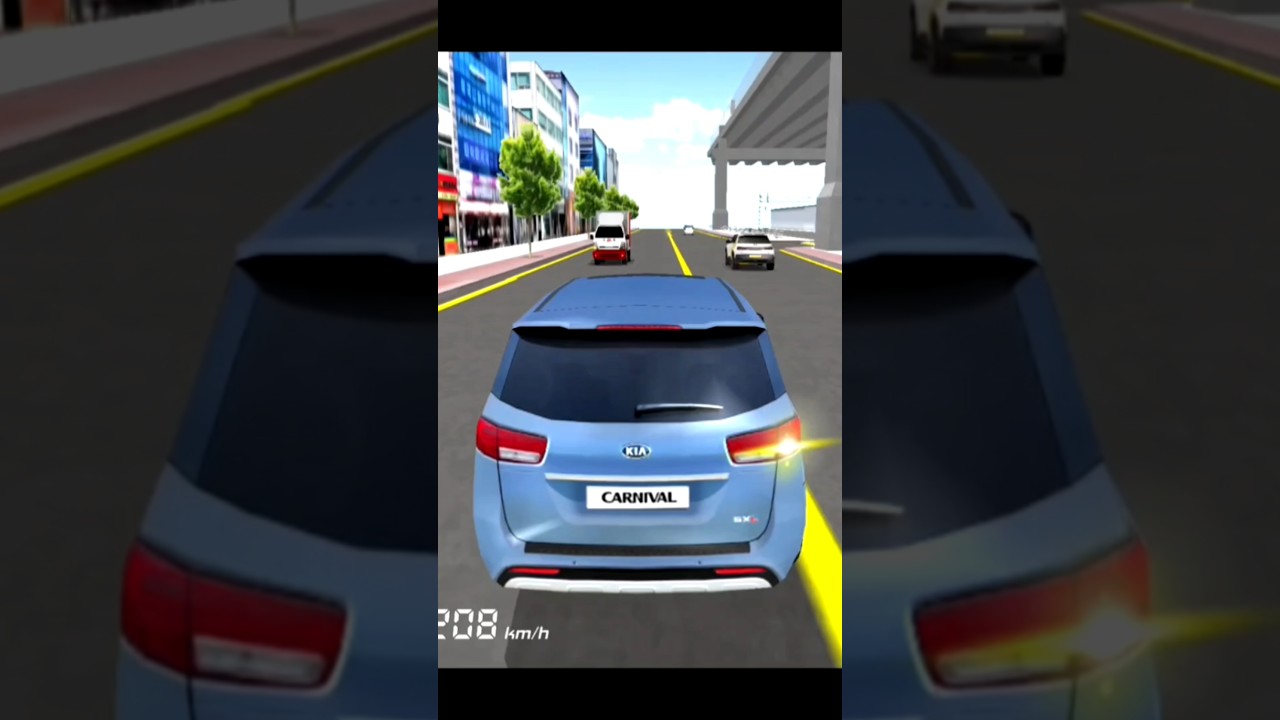 Kia Carnival Highway Driving Simulation. Car Driving Gameplay (4K). 