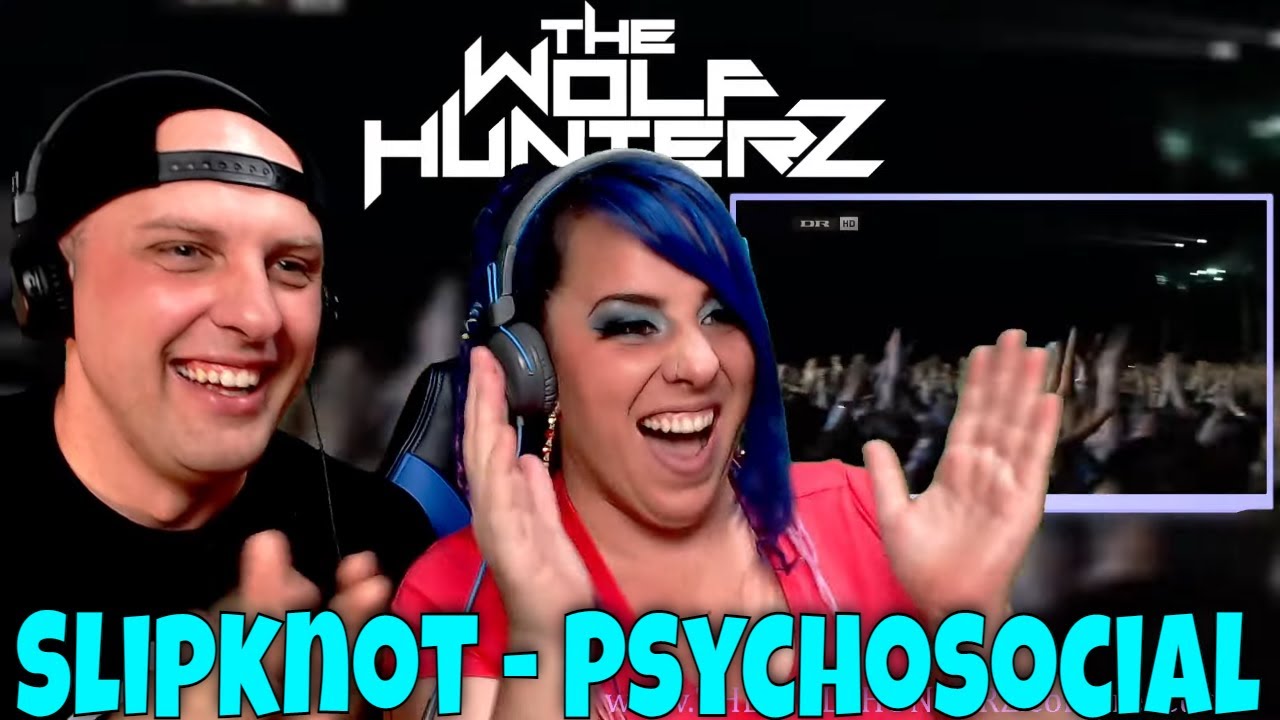 Slipknot - Psychosocial (Live HD) Реакции THE WOLF HUNTERZ