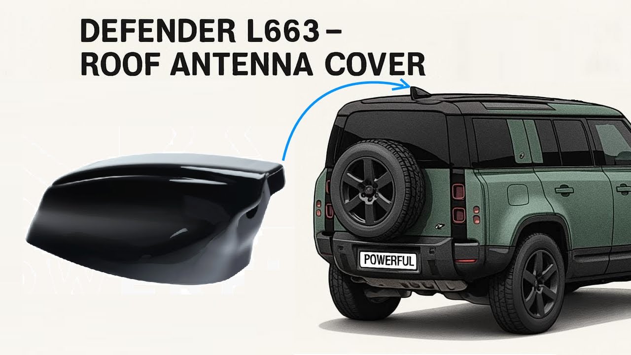 Roof Antenna / Aerial Cover for New Land Rover Defender L663 Clearsight Rear View Camera + Evoque