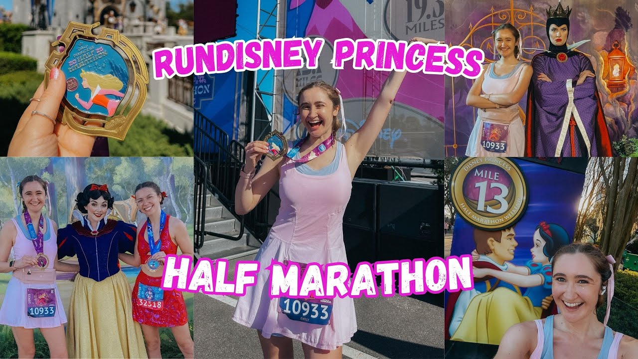☆ rundisney princess 2025: half marathon race + recap ☆ DISNEY WORLD VLOG