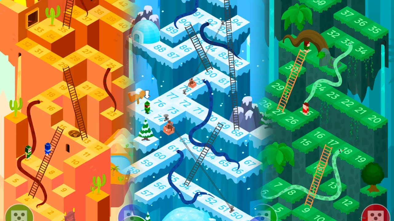 Snake And Ladder - Realistic Snake Game Part - 2🎮🎯#games #mobilegame #snakeandladders #youtubevideo 
