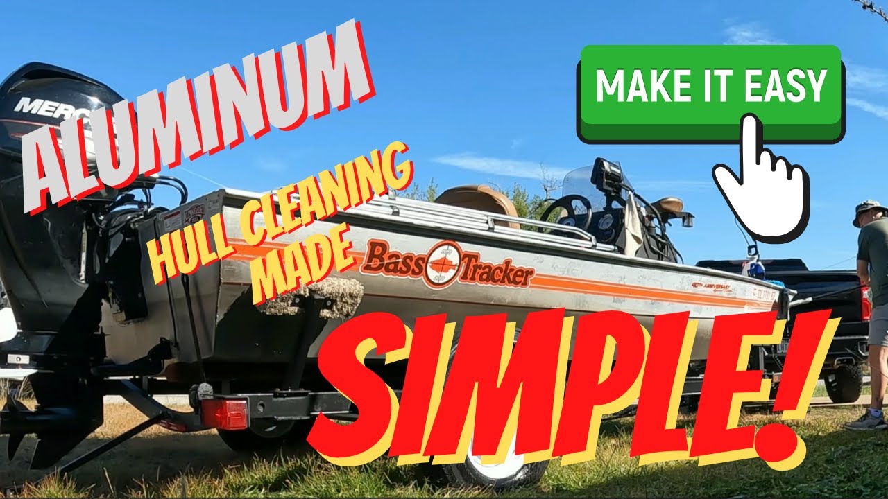 Как: простая очистка алюминиевого корпуса лодки с помощью Bass Tracker Heritage / Classic XL