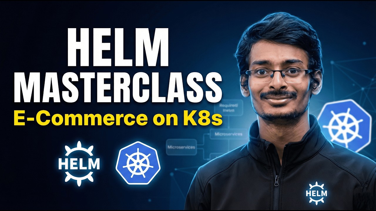 Helm Complete Masterclass | Build & Deploy E-Commerce (Cart + Checkout) on k8s | Beginner to Expert