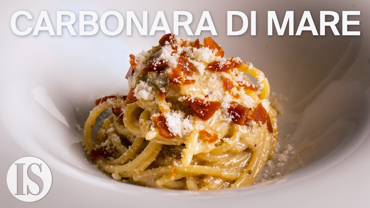 La prima carbonara di mare Michelin con Giulio Terrinoni